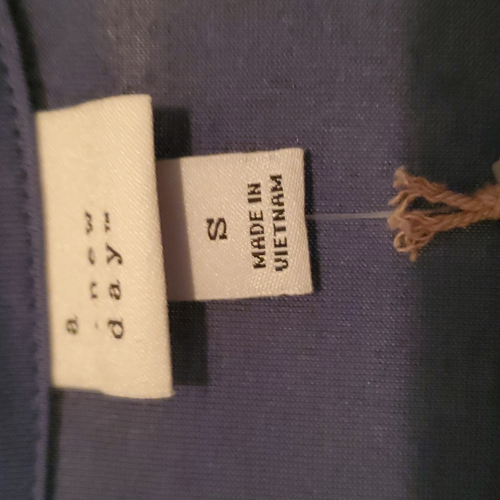 Blue, long sleeved blouse from A New Day, size SMALL, NWT - Picture 3 of 5